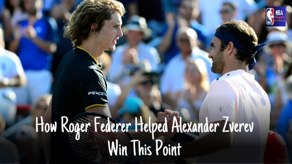 Roger Federer Helped Alexander Zverev to Win this Point