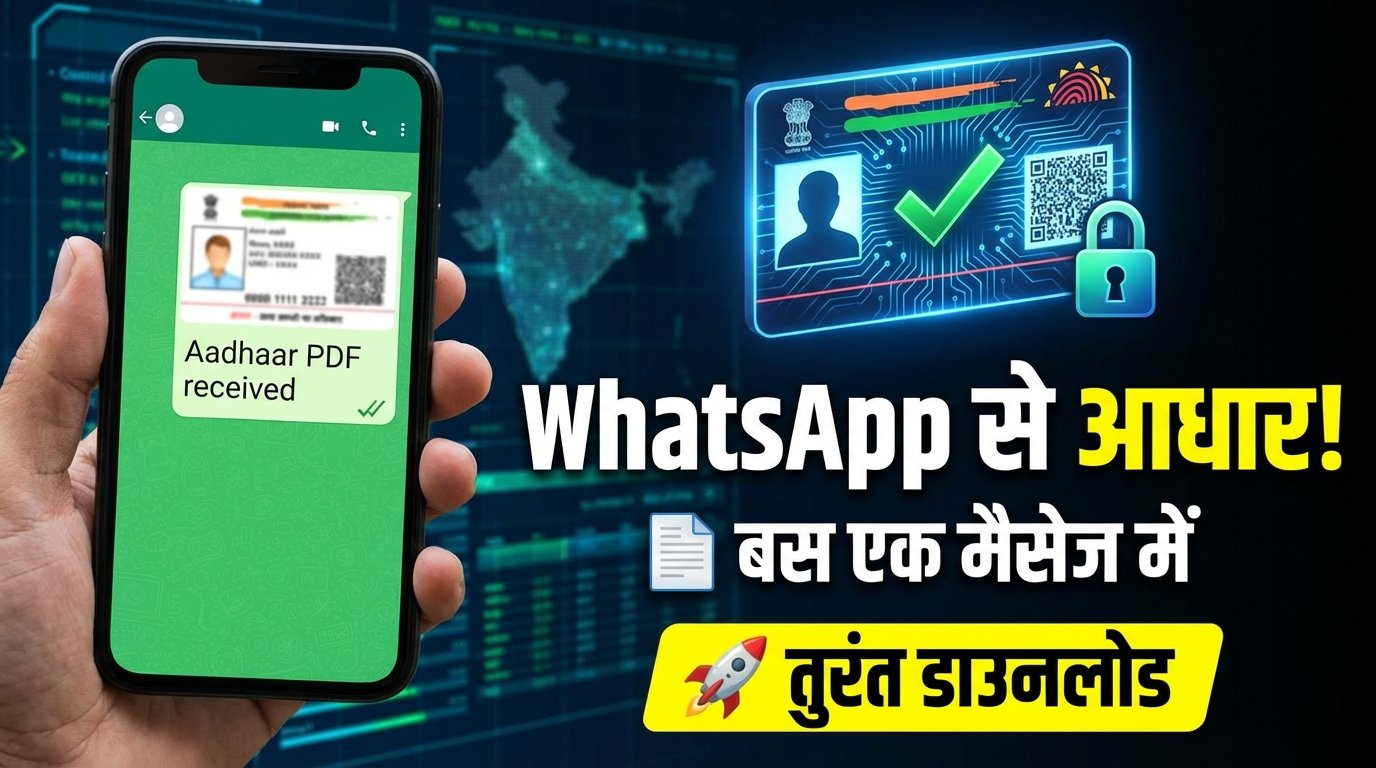 Aadhaar Download on WhatsApp